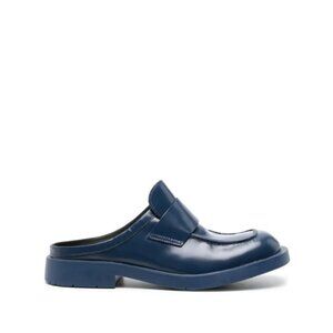 CamperLab Mil 1978 navy leather backless loafers size 40